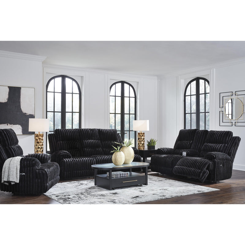 Signature Design by Ashley Rhine Falls PC4280599 Reclining Power Sofa with Drop Down Table IMAGE 15