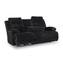 Signature Design by Ashley Rhine Falls PC4280599 Reclining Power Sofa with Drop Down Table IMAGE 1