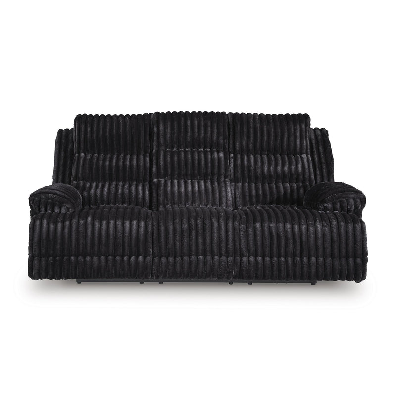 Signature Design by Ashley Rhine Falls PC4280599 Reclining Power Sofa with Drop Down Table IMAGE 2