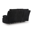 Signature Design by Ashley Rhine Falls PC4280599 Reclining Power Sofa with Drop Down Table IMAGE 4