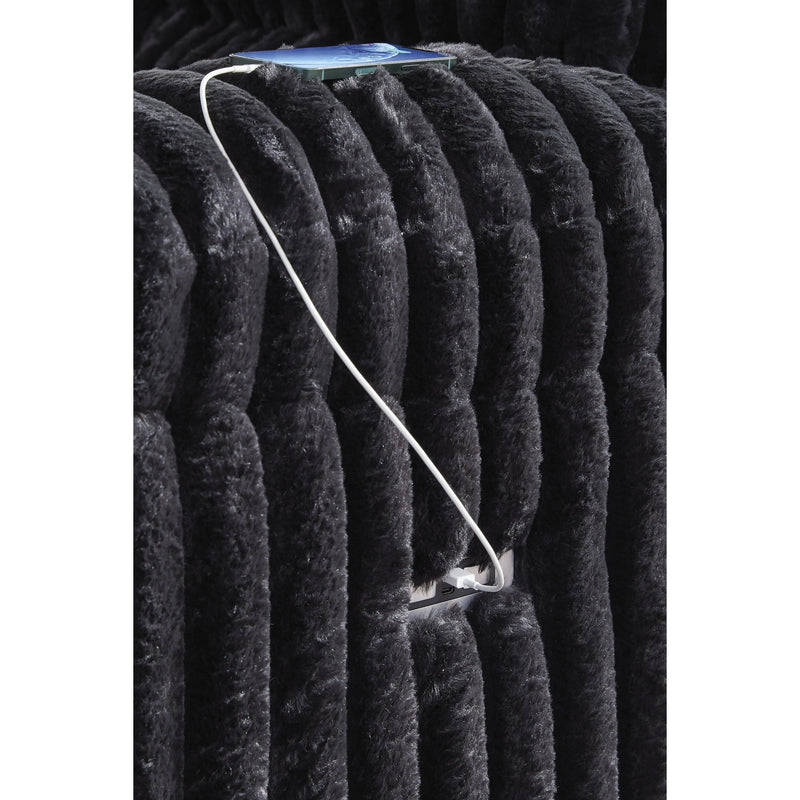 Signature Design by Ashley Rhine Falls PC4280599 Reclining Power Sofa with Drop Down Table IMAGE 7