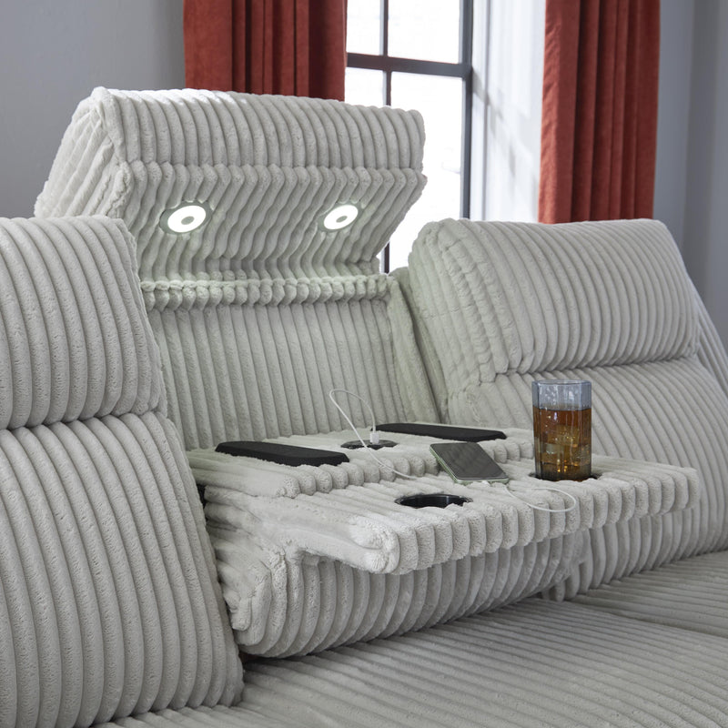 Signature Design by Ashley Forest Lake PC6420315 Power Reclining Sofa with Adjustable Headrest IMAGE 9