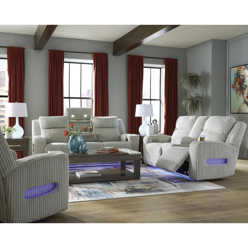 Signature Design by Ashley Forest Lake PC6420318 Power Reclining Loveseat with Console and Adjustable Headrest IMAGE 17