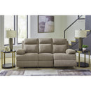 Signature Design by Ashley Side-Swipe PC9140589 Reclining Sofa with Drop Down Table IMAGE 7