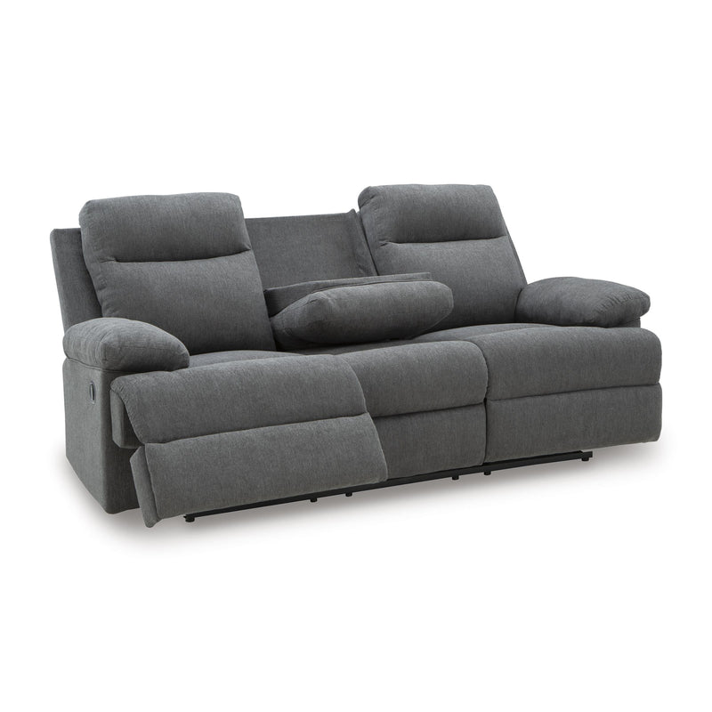 Signature Design by Ashley Side-Swipe PC9140689 Reclining Sofa with Drop Down Table IMAGE 2
