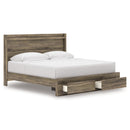 Signature Design by Ashley Elbrim PCB2005B7 King Panel Storage Bed IMAGE 2