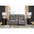  Signature Design by Ashley 5Z-Comfort PCU1090018 Power Reclining Loveseat with Console and Adjustable Headrest IMAGE 4