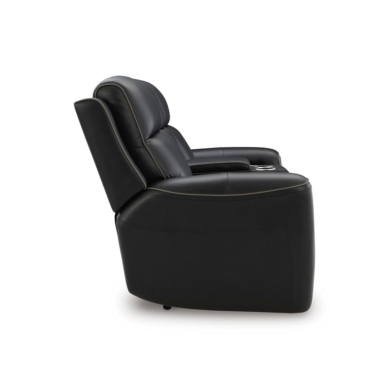 Signature Design by Ashley 5Z-Comfort PCU1090218 Power Reclining Loveseat with Console and Adjustable Headrest IMAGE 4