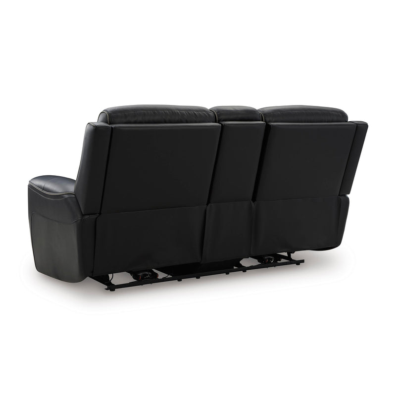 Signature Design by Ashley 5Z-Comfort PCU1090218 Power Reclining Loveseat with Console and Adjustable Headrest IMAGE 5
