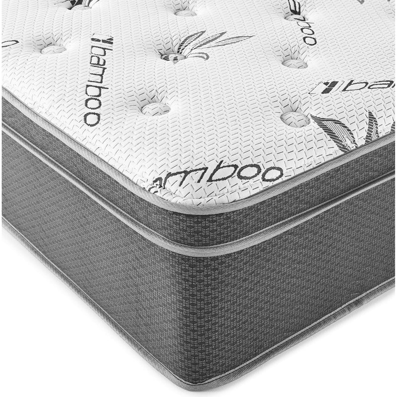 Coaster Furniture Sommet 13" Bamboo Euro Top Foam Hybrid Mattress (Queen) IMAGE 2