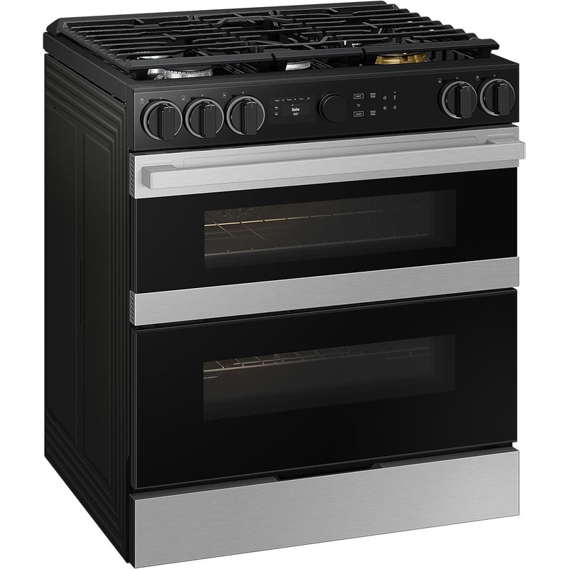 Samsung 30-inch Slide-in Dual Fuel Range with Wi-Fi NSY6DG8550SR/AA IMAGE 4