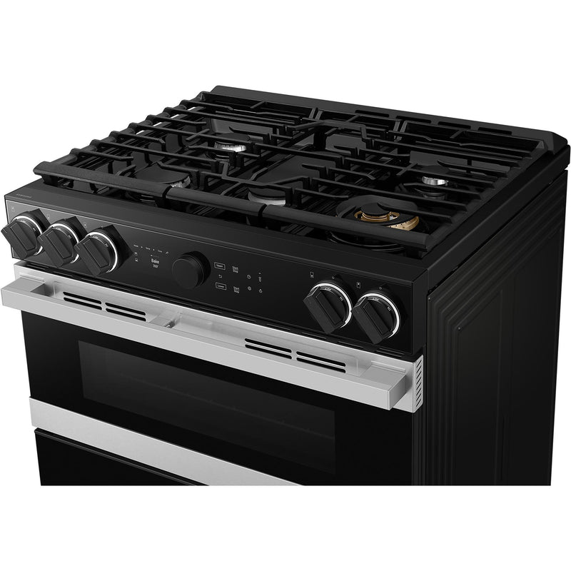 Samsung 30-inch Slide-in Dual Fuel Range with Wi-Fi NSY6DG8550SR/AA IMAGE 5