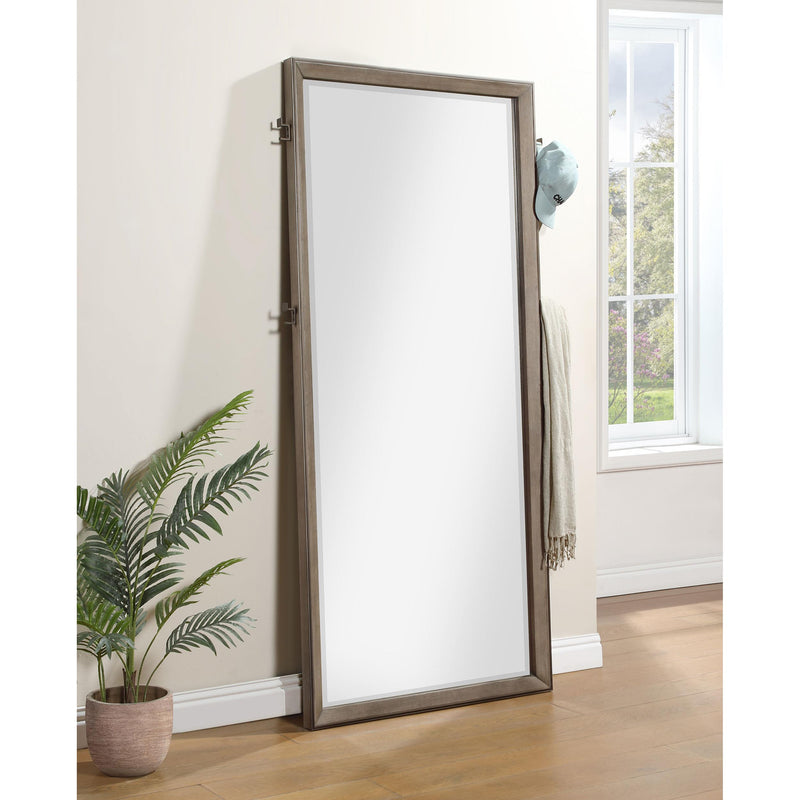 Coaster Furniture Durango 223280 80-inch Standing Floor Mirror - Washed Oak IMAGE 4