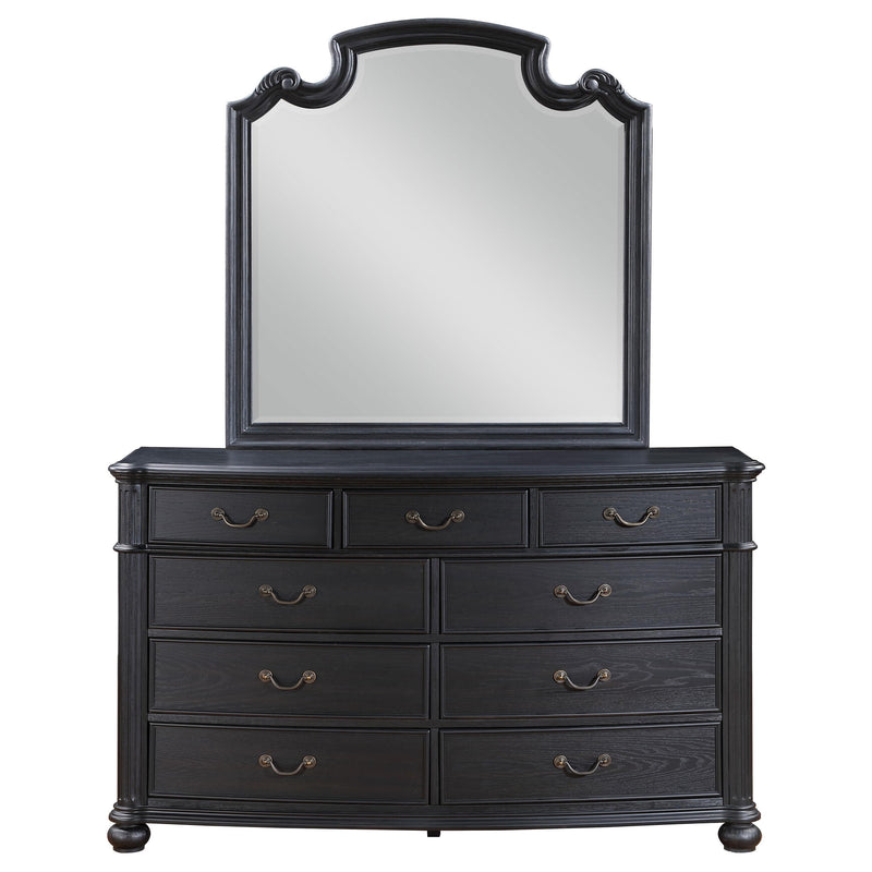 Coaster Furniture Celina 224763M 9-Drawer Dresser with Mirror - Black IMAGE 2