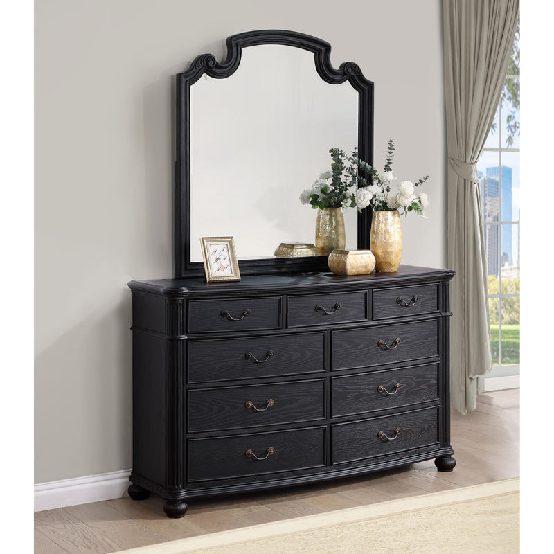 Coaster Furniture Celina 224763M 9-Drawer Dresser with Mirror - Black IMAGE 9