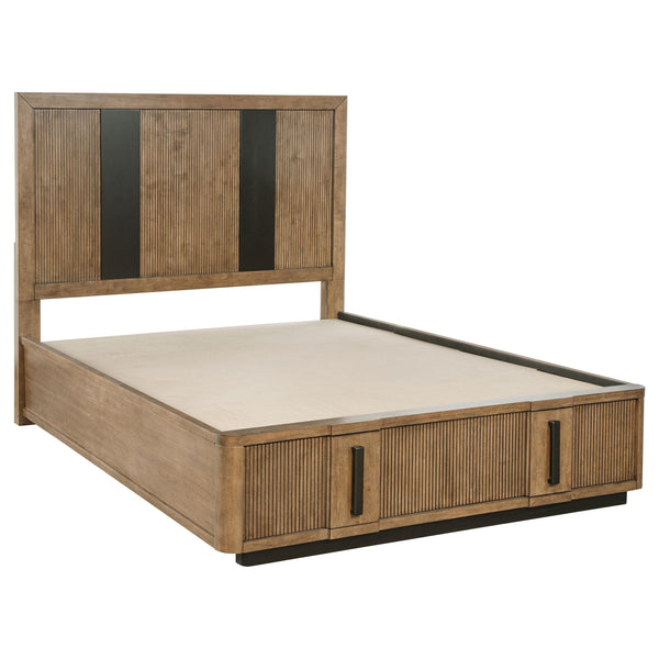  Coaster Furniture Terrace 224900KW 2-Drawer California King Storage Bed - Ash Brown IMAGE 1
