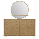  Coaster Furniture Arini 224303M 8-Drawer Dresser with Mirror - Sand Wash IMAGE 2
