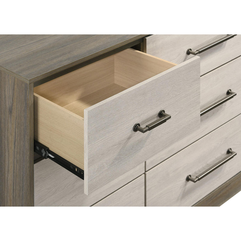  Coaster Furniture Fenwick 224983M 9-Drawer Dresser with Mirror - Grey Oak IMAGE 11