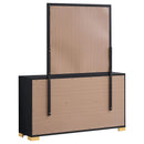  Coaster Furniture Marceline 222833M 6-Drawer Dresser with Mirror - Black IMAGE 5