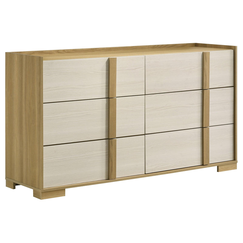  Coaster Furniture Hyland 215653 6-Drawer Dresser - Natural IMAGE 1