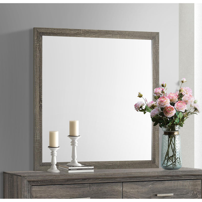  Coaster Furniture Wright 223344 Dresser Mirror - Brown Oak IMAGE 3