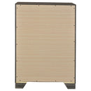  Coaster Furniture Wright 223345 4-Drawer Chest of Drawers - Brown Oak IMAGE 6