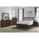  Coaster Furniture Welsley 223441KW 50-inch Upholstered California King Bed - Walnut IMAGE 5
