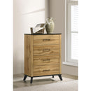  Coaster Furniture Kaywood 225005 4-Drawer Bedroom Chest of Drawers - Natural Pine IMAGE 9