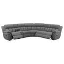 Coaster Furniture Bahrain 609540 6-piece Modular Reclining Sectional Sofa - Charcoal IMAGE 2