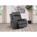  Coaster Furniture Raelynn 603194P Upholstered Power Lift Recliner Chair - Grey IMAGE 6
