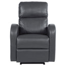  Coaster Furniture Grant 601499P Upholstered Power Recliner Chair - Grey IMAGE 4