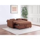  Coaster Furniture Portland 350145 Boucle Upholstered Sleeper Sofa Bed - Copper IMAGE 12
