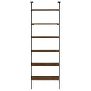  Coaster Furniture Owens 980072 96-inch 6-shelf Wall Bookshelf - Walnut IMAGE 6