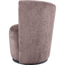 Coaster Furniture Nueva 907528 Upholstered Swivel Chair Curved Backrest - Blush IMAGE 4