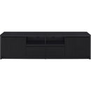  Coaster Furniture Winfield 706223 78-inch 2-door TV Stand Media Console - Black IMAGE 4