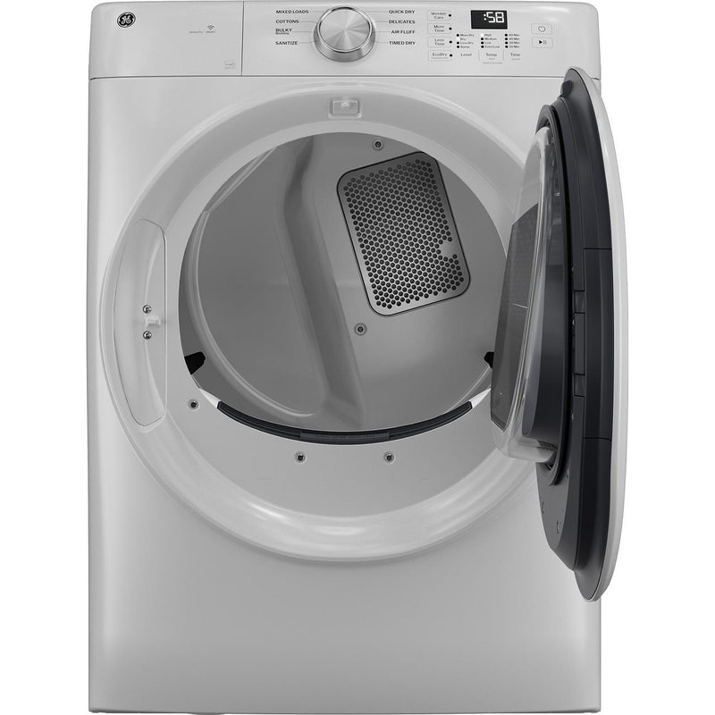 GE 7.8 cu. ft. Capacity Smart Front Load Electric Dryer GFD35ESSYWW IMAGE 2