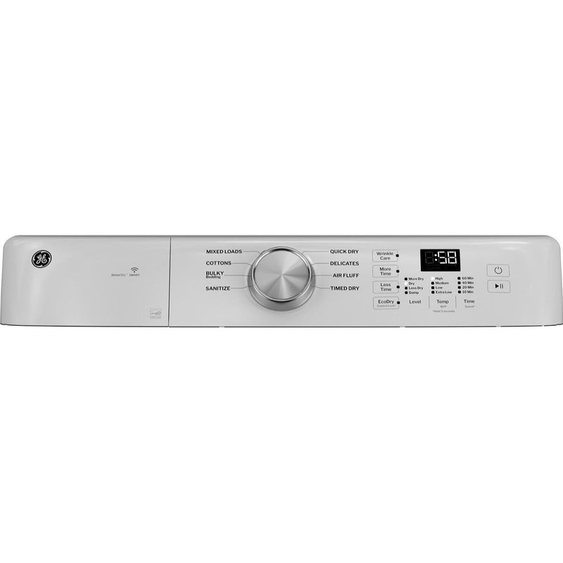 GE 7.8 cu. ft. Capacity Smart Front Load Electric Dryer GFD35ESSYWW IMAGE 3