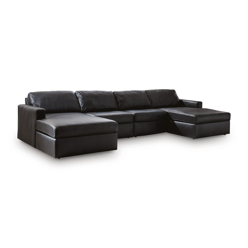  Signature Design by Ashley ModMax II 74305S19 4 pc Double Chaise Sectional IMAGE 1