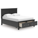  Signature Design by Ashley Lanolee B687B17 Queen Panel Storage Bed IMAGE 2