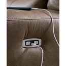 Signature Design by Ashley Beckley Place PC9180218 Power Reclining Loveseat with Console and Adjustable Headrest IMAGE 10