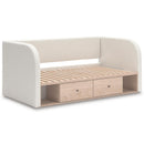 Signature Design by Ashley Arloster PCB1566B9 Twin Upholstered Day Bed with Storage IMAGE 6