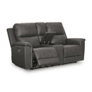  Signature Design by Ashley Bleckley PCU1200018 Power Reclining Loveseat with Console and Adjustable Headrest IMAGE 2