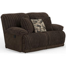  Catnapper Hollifield 61082 Power Reclining Loveseat - Chocolate IMAGE 1