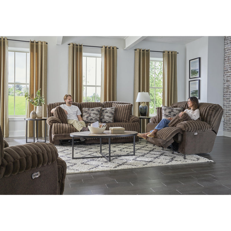 Catnapper Hollifield 610804 Power Wall Hugger Recliner - Chocolate IMAGE 5