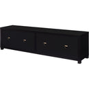  Coaster Furniture Jupiter 736303-SET 3-piece Entertainment Center 79-inch TV Stand - Black IMAGE 9