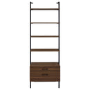  Coaster Furniture Owens 980074-S3 3-piece 96-inch Wall Mounted Bookshelf Set - Walnut IMAGE 5