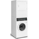  Speed Queen Stacked Washer/Dryer Electric Laundry Center ATEEPASP179TW01 IMAGE 2