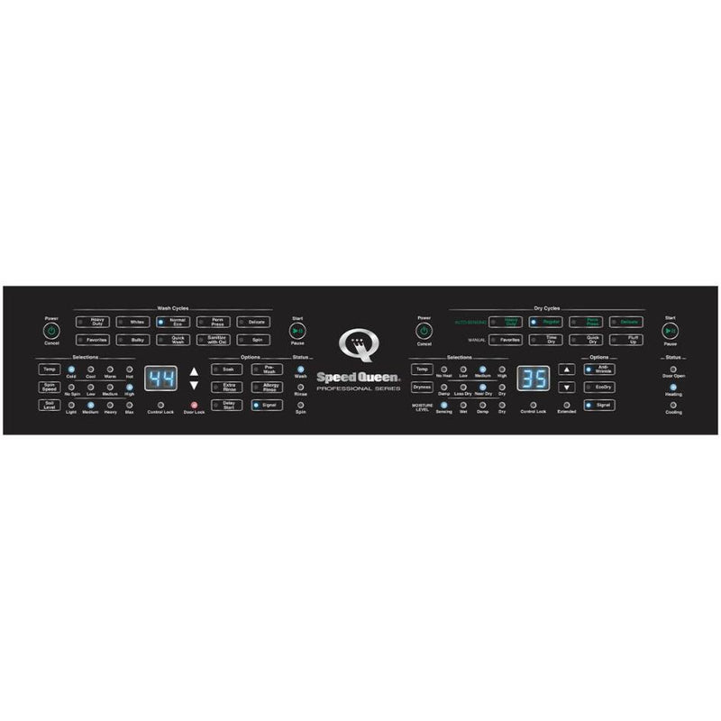 Speed Queen Stacked Washer/Dryer Electric Laundry Center ATEEPASP179TW01 IMAGE 4