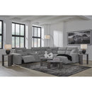  Signature Design by Ashley ModMax II 6590631 Power Armless Recliner with Adjustable Headrest IMAGE 7