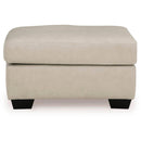  Signature Design by Ashley Santorine Leather Match Ottoman 2170814 IMAGE 2